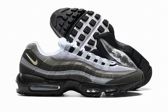 (image for) Nike Air Max 95 Grey Stripe Black Men's Shoes-2